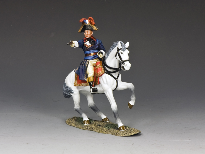 Figurine King & Country – Napoléon NE036 Standing To Repel – 54mm Plomb Peint (Neuf)