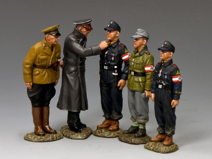 Armée De Soldats Allemands De La Wehrmacht Avec équipement Et Véhicules