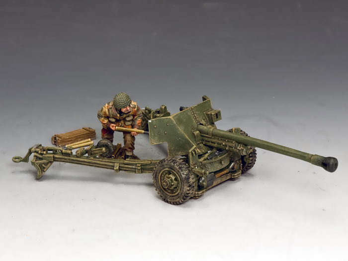 Figurine King & Country MG075 – Soldat En Plomb Peint, Neuf