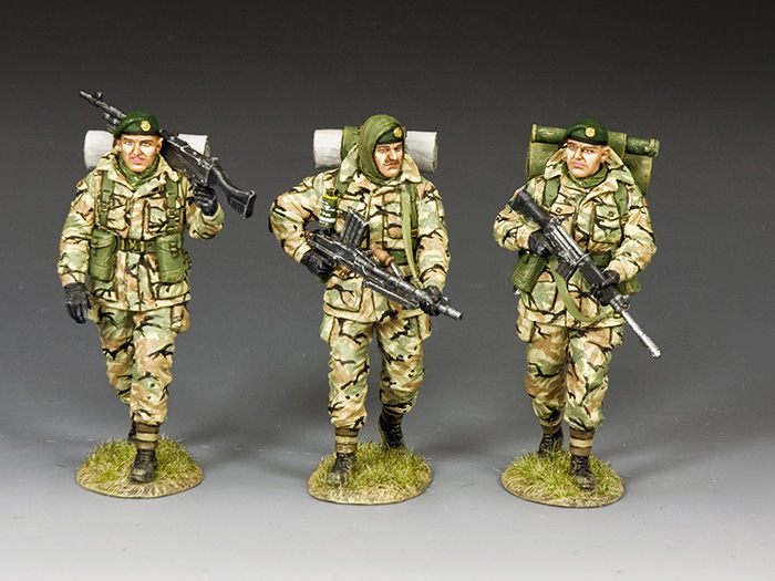 Figurine King & Country IDF033 - The Patrol - Plomb Peint (neuf)